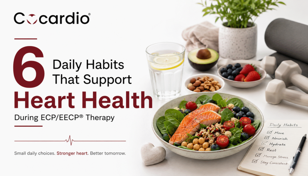 heart health habits during EECP