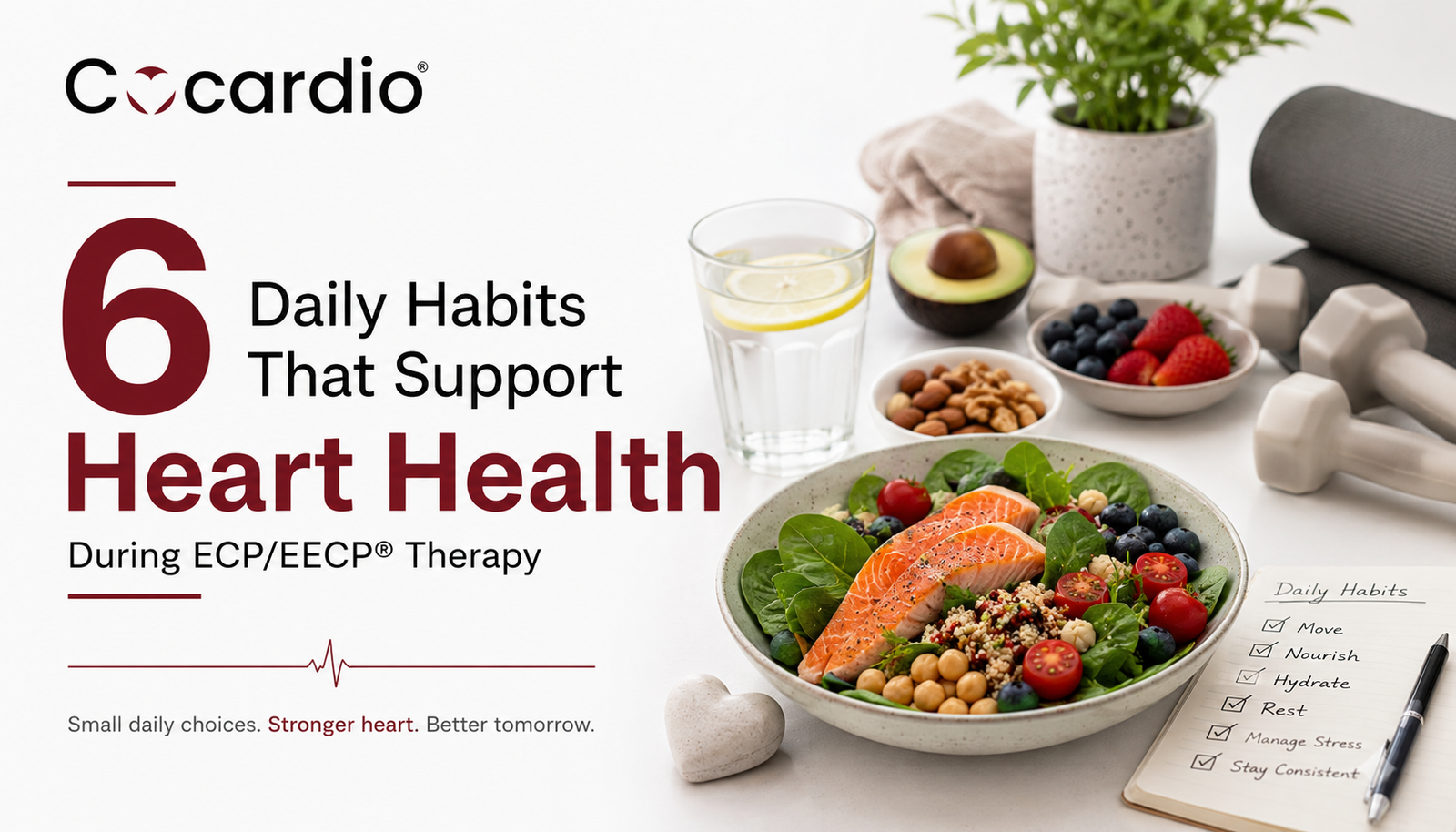 heart health habits during EECP